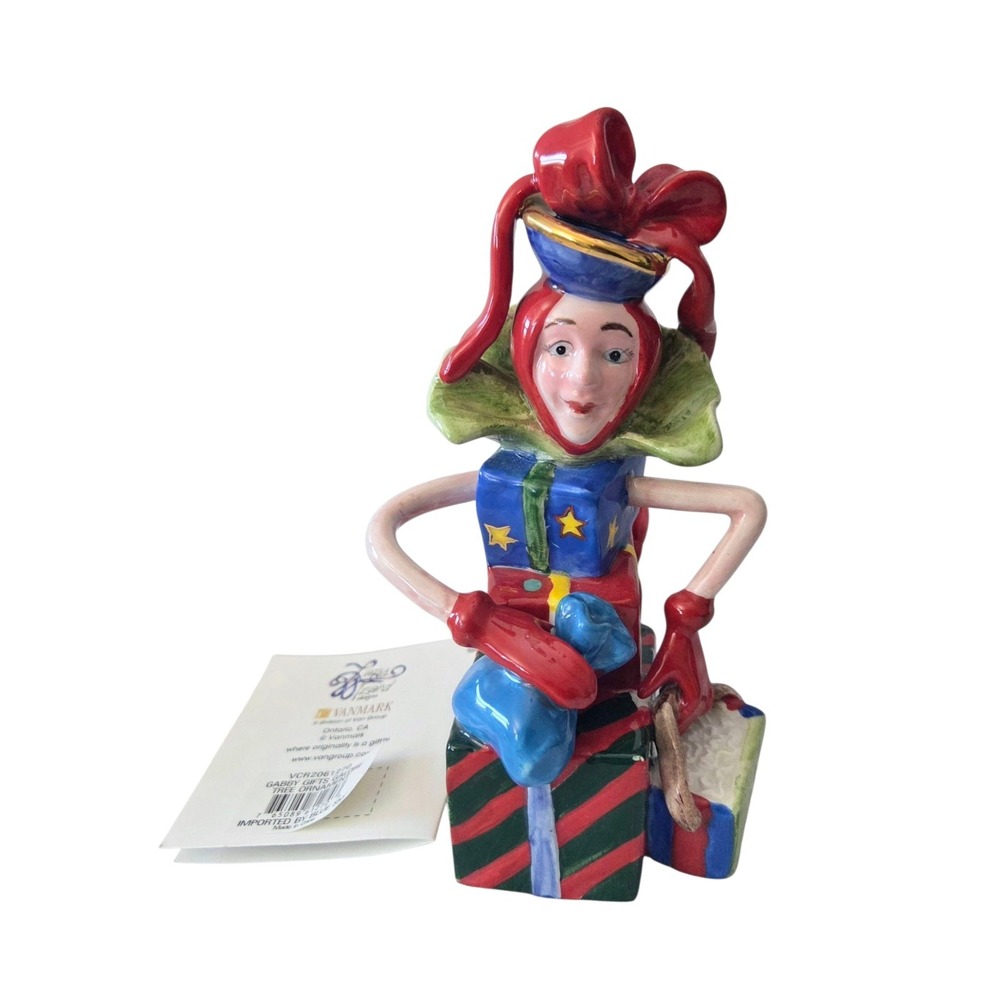 Vanmark Gabby‎ Presents Christmas Tree Ornament Lazy Wizard Blue Sky Charmers